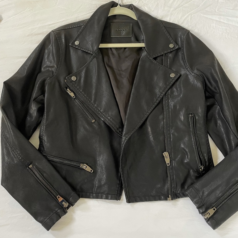 Blank NYC Black Leather Jacket